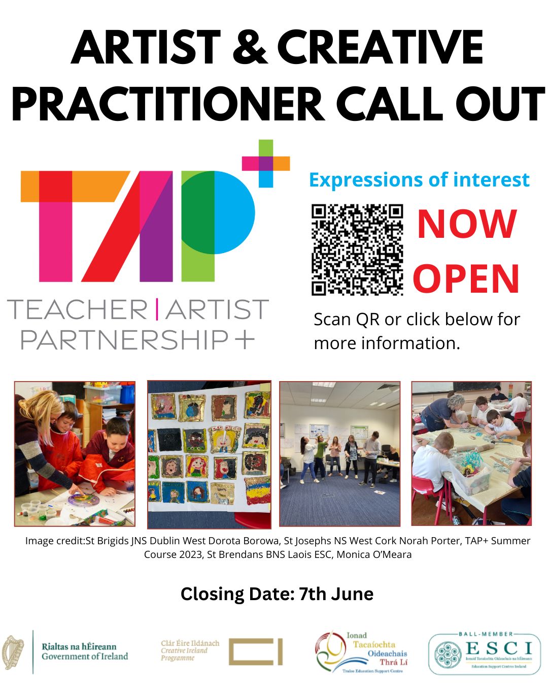 Artist Creative Practitioner Call Out 