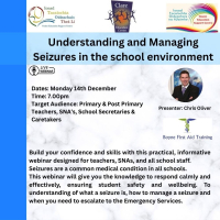 26TRA630 Understanding and Managing Seizures in the school environment