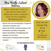 25TRA048 Bring Expected Value to Life for Leaving Cert Ordinary Level Students with Active Learning Methodologies