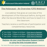 26TRA757 The Holocaust: An Overview CPD Webinar