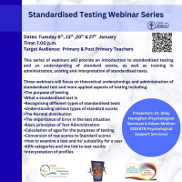 26TRA214 Standardised Testing Webinar Series