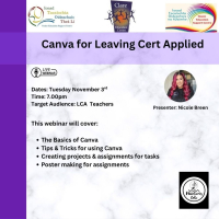 26TRA649 Using Canva for Leaving Cert Applied