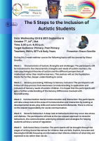 26TRA561 The 5 Steps to the Inclusion of Autistic Students